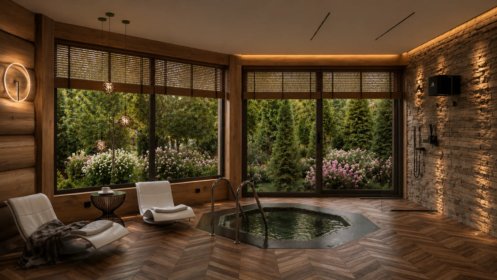 Резиденция 337 м², SPA-зона с видом на участок