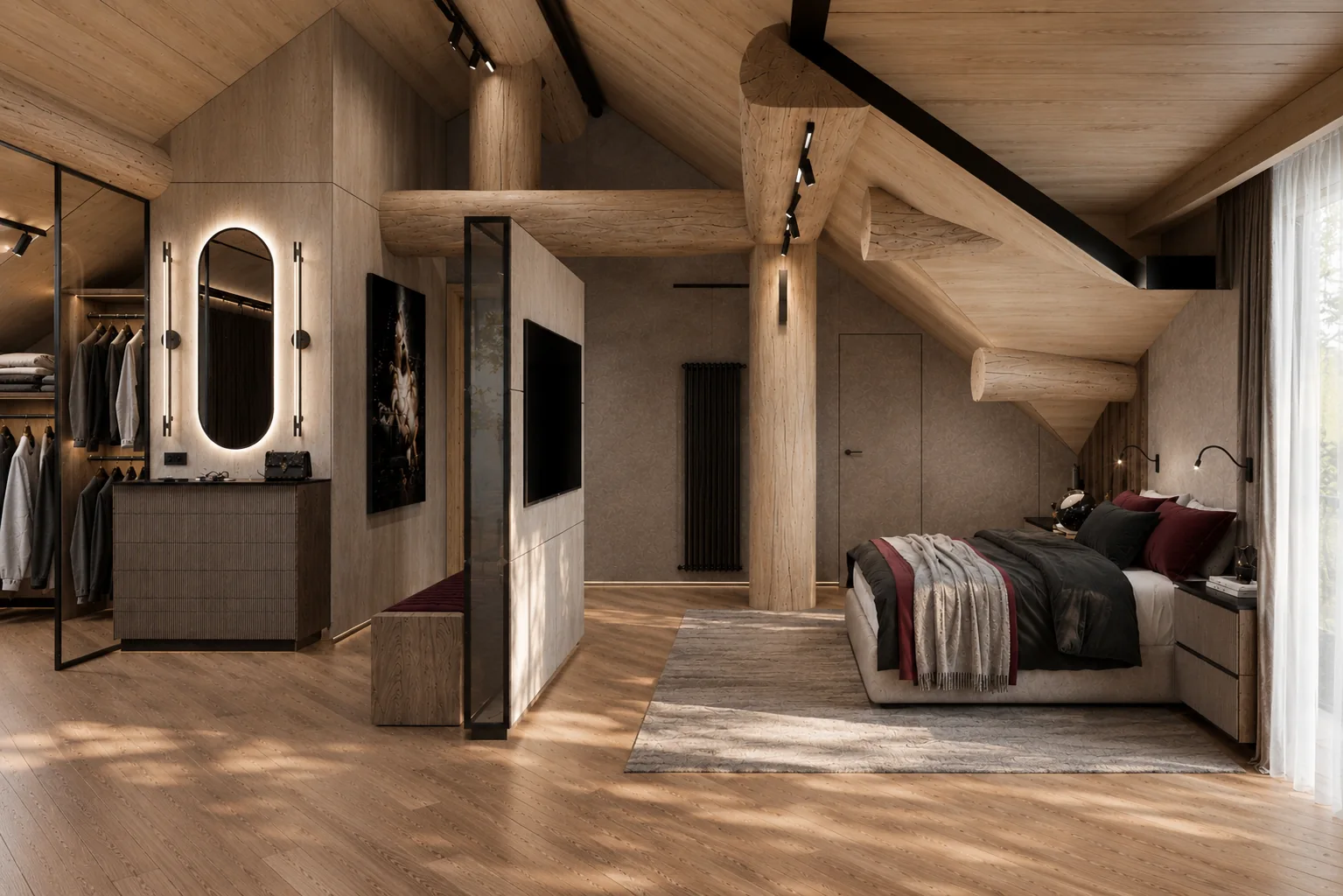 Резиденция 337 м², приватная спальня